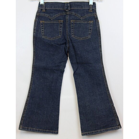 2006 Gymboree Park City Luxe Scenic Lined Hem Jeans sz 5 NWT Flared Pony Cute - Picture 4 of 7